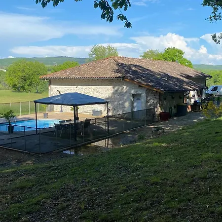 Hébergement de vacances Maison De 4 Avec Piscine Privee Jacuzzi Et Jardin Clos A De Quercy